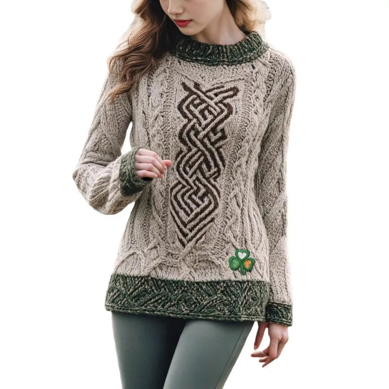 2025 New Autumn and Winter Crew Neck Sweater Knitwear